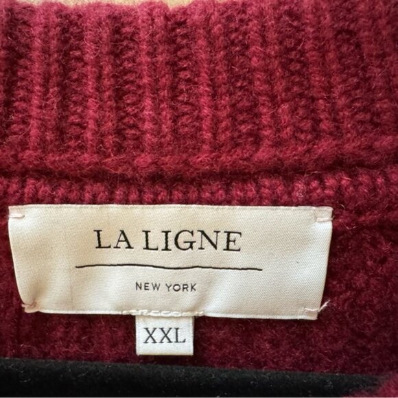 La Ligne 2XL Toujours Sweater, Red - Picture 2 of 8